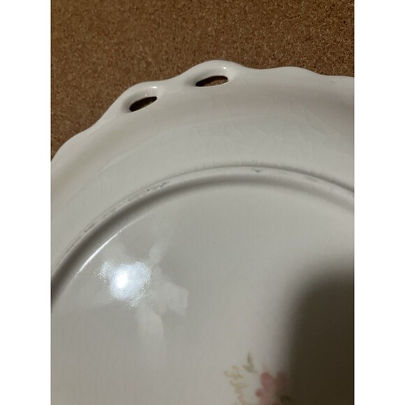 Antique Floral Festival Bowl/ Dish by Mitani (Japan) Rare and feminine 1921-1940 - Picture 11 of 16